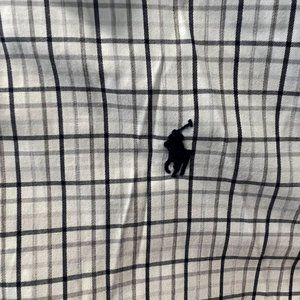 Ralph Lauren Oxford Button Front Shirt Men's XL Plaid